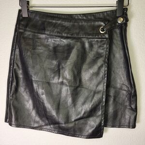 Forever 21 Faux Leather Mini Skirt size 4 (see measurements for details)